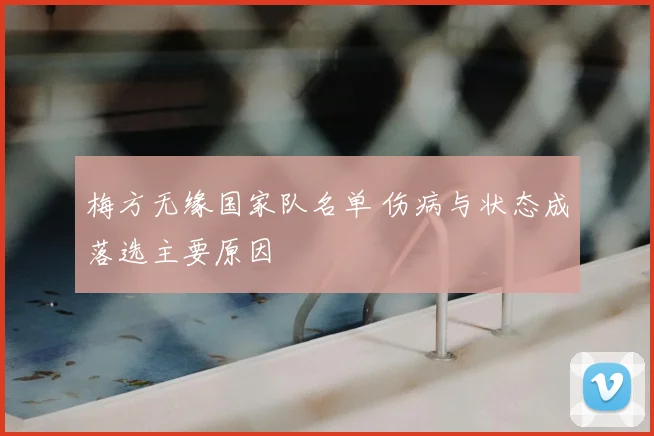 梅方无缘国家队名单 伤病与状态成落选主要原因
